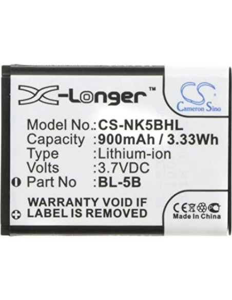 Batería de Reemplazo Li-ion 900mAh para GPS GT102 TK102