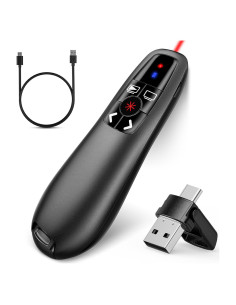 Clicker Inalámbrico Recargable USB-C para Presentaciones