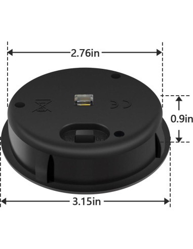 Parte Superior de Reemplazo Luz Solar HELESIN 8cm Amarillo Cálido