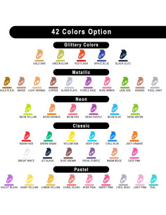 Juego de Pintura Tempera JOYIN 42 Colores No Tóxica 2