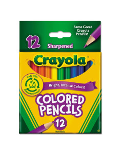 Lápices de Colores Crayola 684112 Madera 12 Colores 3.3 mm