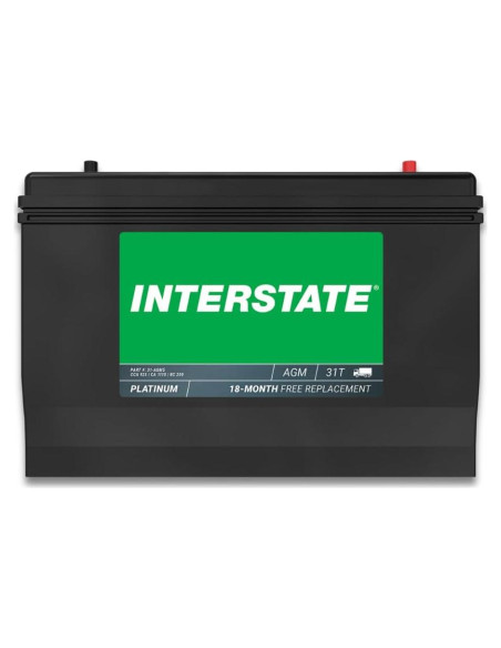 Batería de Ciclo Profundo AGM 12V 100Ah Interstate 31-AGM5