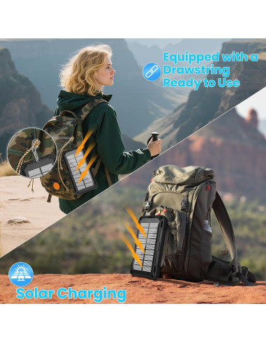 Banco de Energía Solar 49800mAh Anker Cargador Inalámbrico 15W