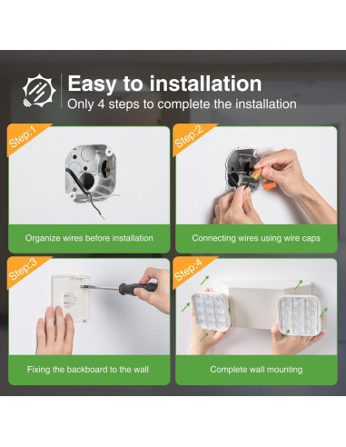 Luces de Emergencia LED FREELICHT Paquete de 4 Ajustables