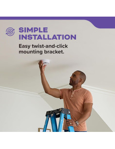 Alarma de Humo Kidde SMACFEX 120V con Batería 9V y Detección Rápida 2