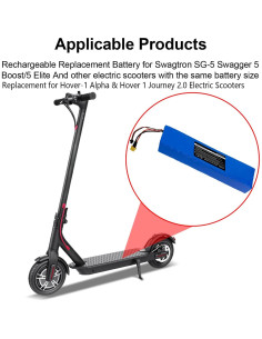 Batería de Reemplazo 36V 7.8Ah CBJJ para Scooter Eléctrico 2