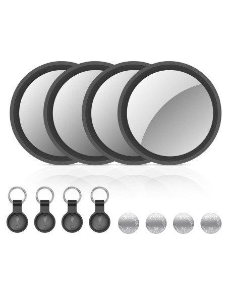 Rastreador Bluetooth iXTRA Finder Tag F18B 4 Pack Negro