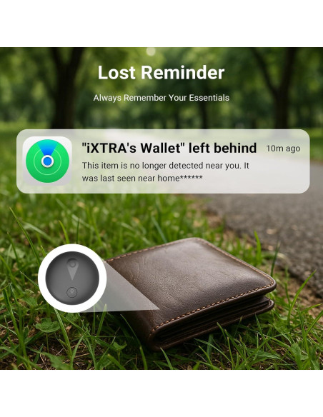 Rastreador Bluetooth iXTRA Finder Tag F18B 4 Pack Negro
