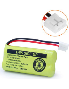 Batería recargable Ni-MH 2.4V 500mAh QBLPOWER para teléfonos 2