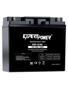 Batería de Plomo Ácido ExpertPower EXP12180 12V 18Ah