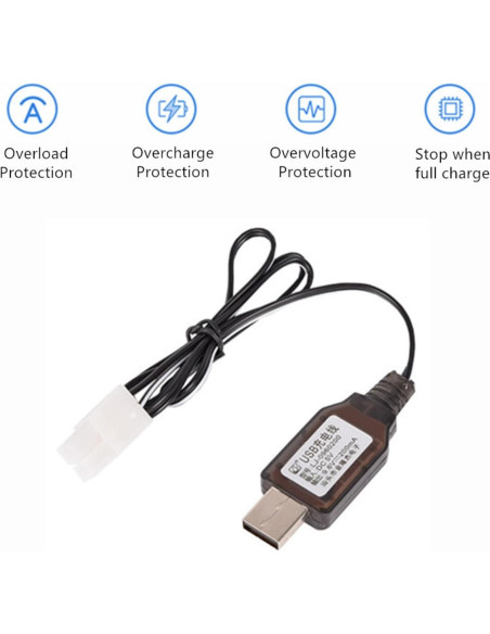 Batería Recargable Ni-MH 9.6V 1600mAh Cecicebb para RC