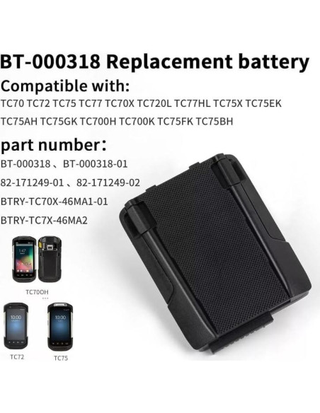 Paquete de 2 Baterías de Reemplazo ANCBD BT-000318 4620mAh