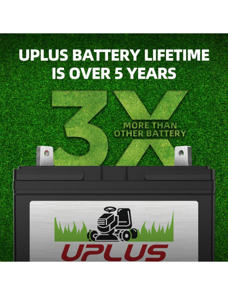 Batería AGM UPLUS U1 12V 360CCA para Cortacésped y Tractores