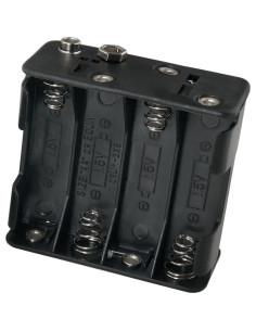 Soporte de Batería Engrosado 8xAA 12V MEETOOT - 2PCS 2
