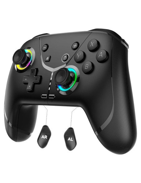 Controlador Pro Inalámbrico Ligame para Nintendo Switch 2/Lite/OLED