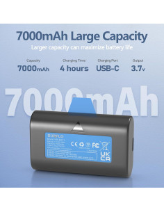 Batería Recargable Burflo 7000mAh para Cámaras SimpliSafe 2
