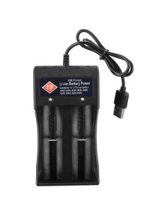 Cargador de Batería Inteligente USB 2 Bahías Swanlake 3.7V