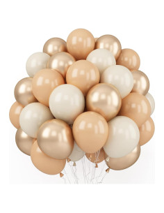 Globos Beige 30 cm FEYG 50PCS para Decoraciones de Fiesta
