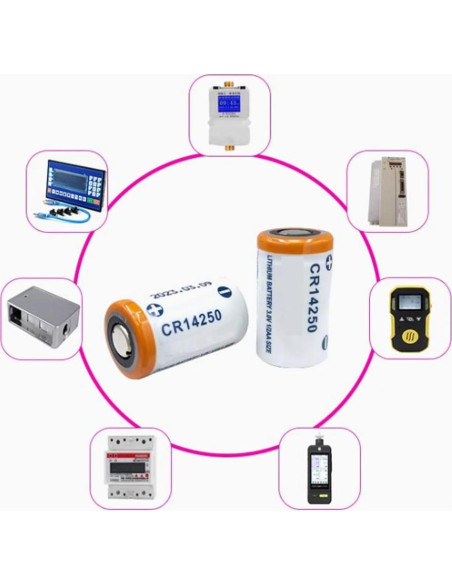 Batería de Litio CR14250 3V 600mAh DUDUTANG No Recargable