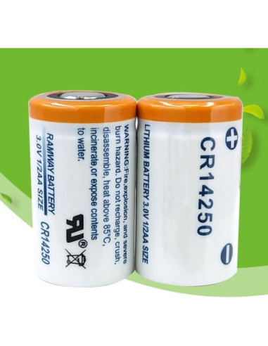 Batería de Litio CR14250 3V 600mAh DUDUTANG No Recargable