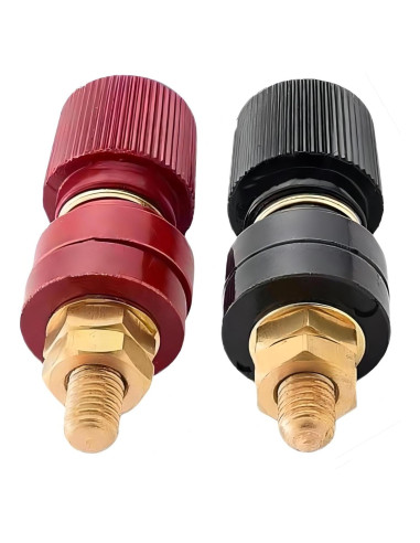 Terminales de Batería de Cobre Puro WWZMDiB M6 (6.35 mm) 2 Pcs