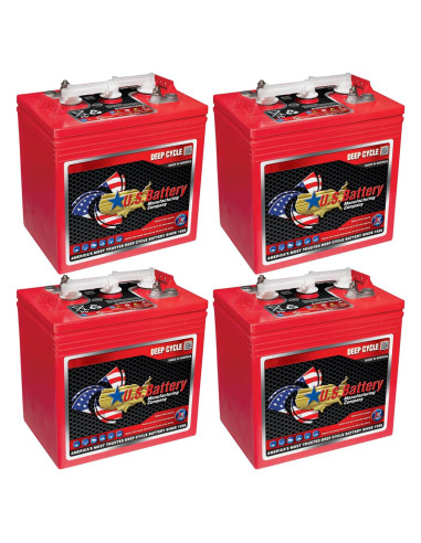 Batería Ciclo Profundo 6V 242Ah PowerStar US125CS x 4