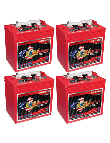 Batería Ciclo Profundo 6V 242Ah PowerStar US125CS x 4