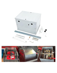 Kit de Reubicación de Batería Aluminio CNRAQR BBRK-01 34.3x25.4x25.4cm