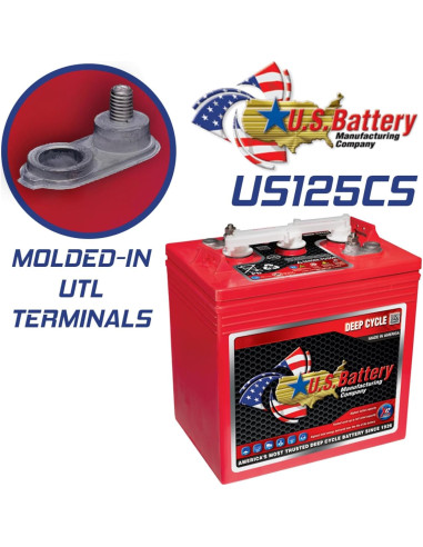 Batería Ciclo Profundo 6V 242Ah PowerStar US125CS x 4