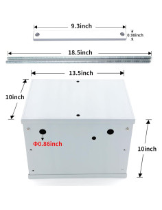 Kit de Reubicación de Batería Aluminio CNRAQR BBRK-01 34.3x25.4x25.4cm 2