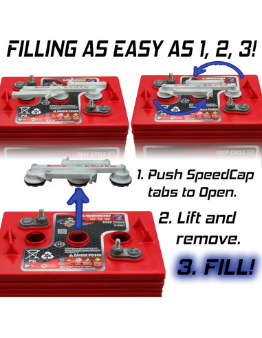 Batería Ciclo Profundo 6V 242Ah PowerStar US125CS x 4