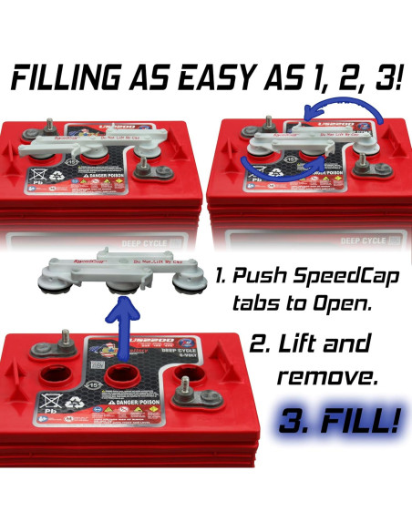 Batería Ciclo Profundo 6V 242Ah PowerStar US125CS x 4