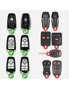 Batería de Llavero CR2450 Key Battery Outlet para Ford 2