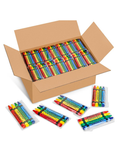 150 Crayones Ellinjan 4 Colores Mini para Niños