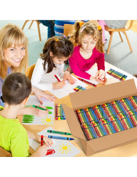 150 Crayones Ellinjan 4 Colores Mini para Niños