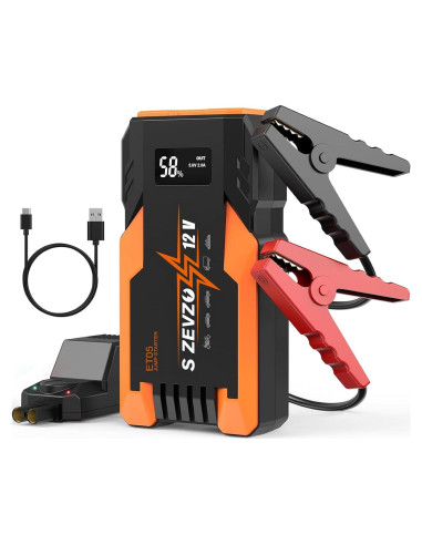 Arrancador de Coche Portátil S ZEVZO ET05 3000A 12V USB