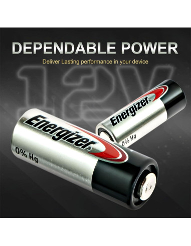 Baterías Alcalinas A23 Synergy Digital 12V 33 mAh Paquete 2