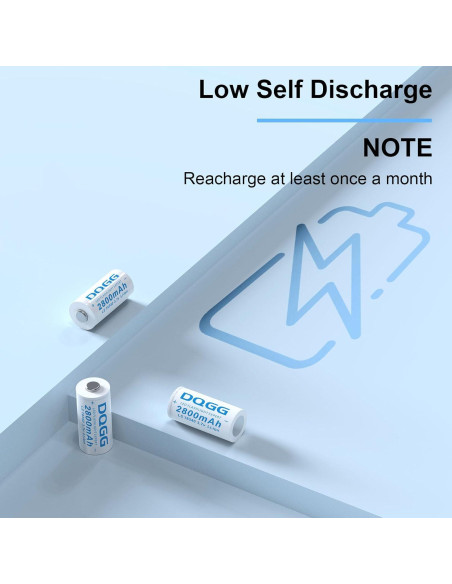 Batería recargable 16340 PAOWANG 2800mAh 4 unidades 3.7V