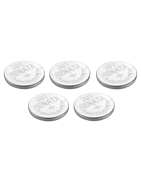 Batería de Reloj Renata 391 SR1120SW 1.5V 5 Unidades