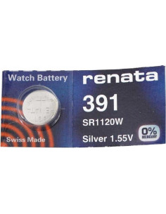 Batería de Reloj Renata 391 SR1120SW 1.5V 5 Unidades 2