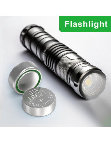 Baterías de Reloj DURNERGY AG1 SR621SW 100 Pcs Alcalinas