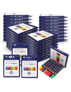 Crayones Neón Color Swell a Granel - 36 Cajas de 8 Crayones