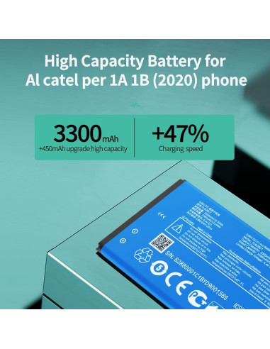 Batería de Reemplazo 3300mAh TLi028C7 para Alcatel 5002H