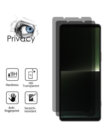 Protector de Pantalla AISELAN para Sony Xperia 1 V 2023 - 2 Pcs Dureza 9H