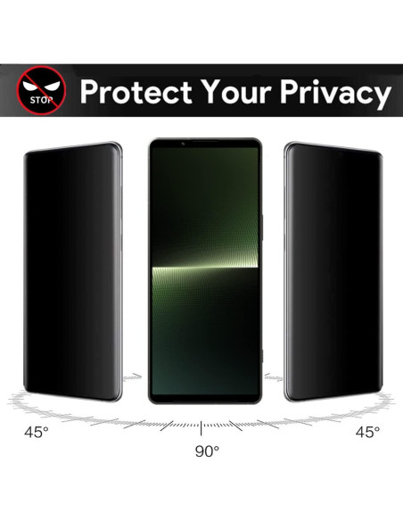 Protector de Pantalla AISELAN para Sony Xperia 1 V 2023 - 2 Pcs Dureza 9H