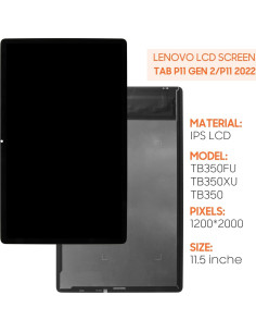 Reemplazo Pantalla LCD Lenovo Tab P11 Gen 2 11.5" Negro 2