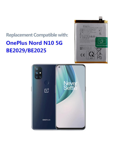 Batería Recargable BLP815 para OnePlus Nord N10 5G 4210mAh