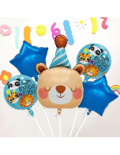 Globo de Aluminio 3D Oso Jamie DAMI - Decoración Fiesta Infantil 2