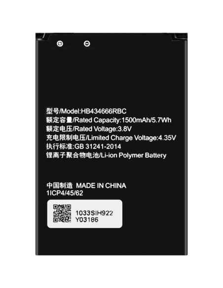 Batería de Reemplazo DDONG HB434666RBC para Huawei E5577 y E5573