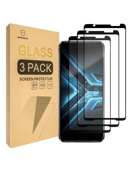 Protector de Pantalla Vidrio Templado Mr.Shield para ASUS ROG Phone 3